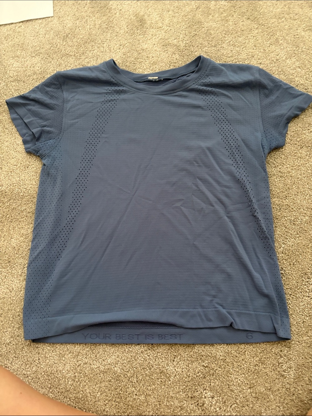 Lululemon Women’s Short Sleeve Performance Tee - Blue